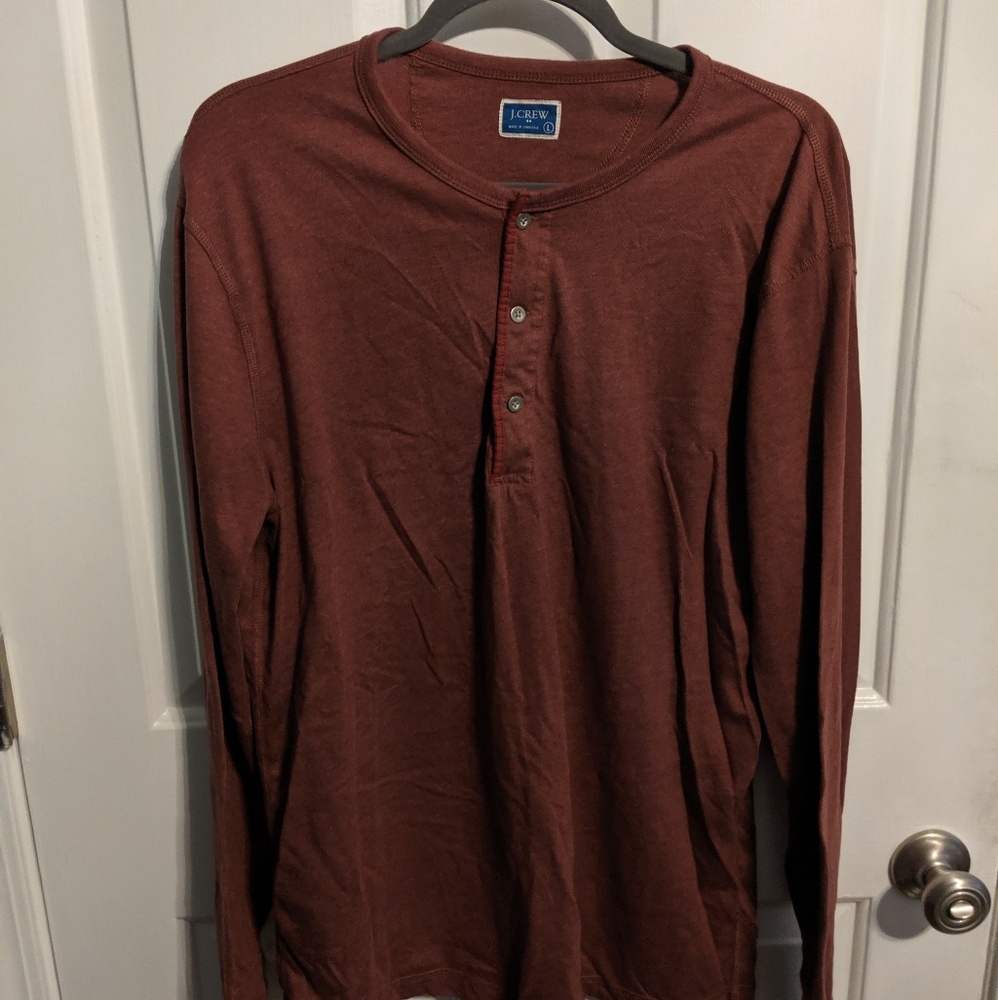Men's J. Crew Henley long sleeve
